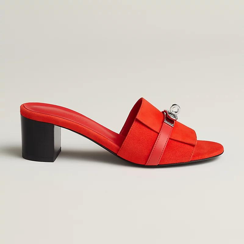 Giày Hermes Gigi 50 Sandal Nữ Cam